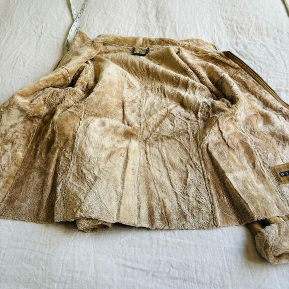 Vintage Penny Lane Coat Suede genuine leather with soft interior size M by Winli - Picture 6 of 8